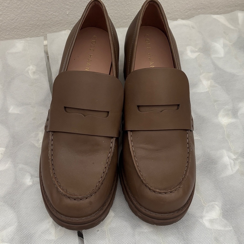 Cole Haan Woman’s Chocolate Brown Slip-On Loafers